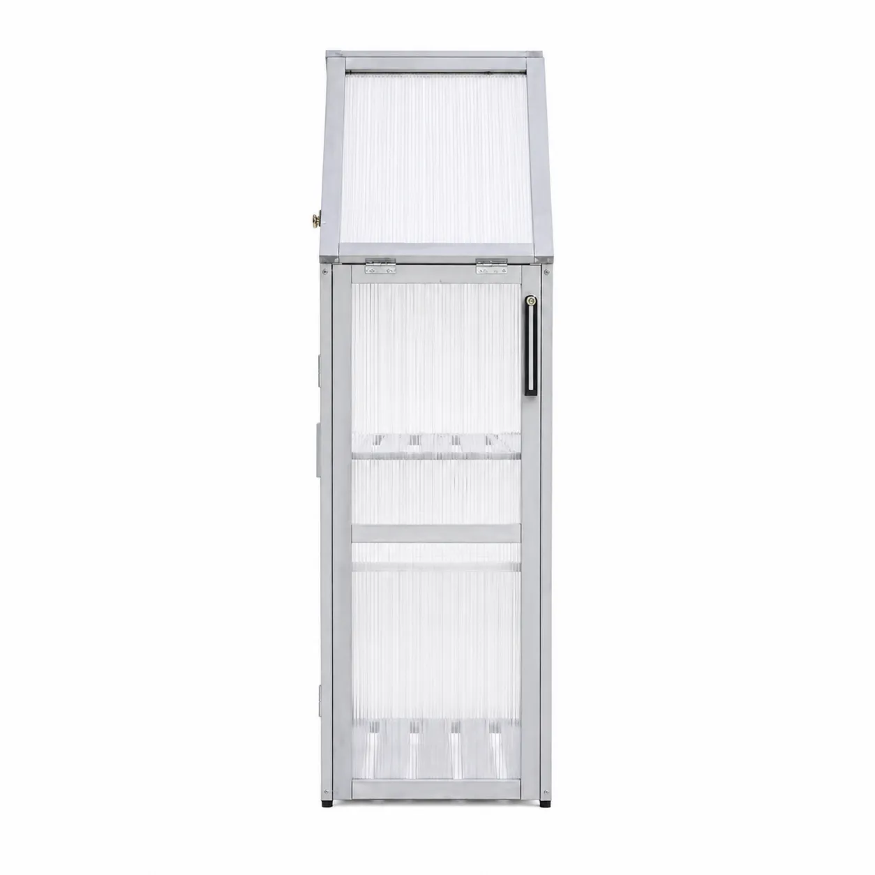 Serre de Jardin en Aluminium et Polycarbonate 77 cm x 37 cm x 110 cm