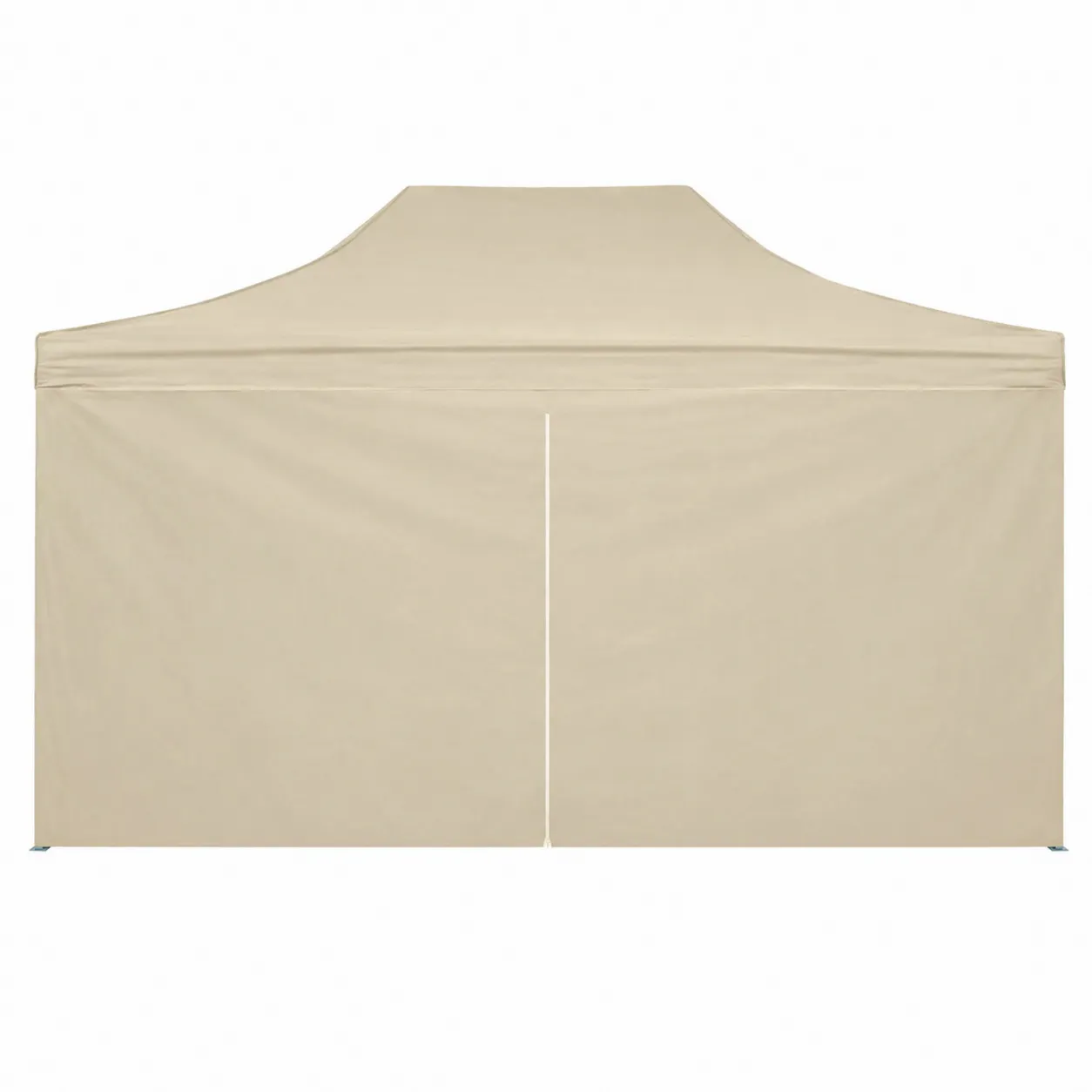 Tente pliable extérieure 3x4,5m en polyester et acier Beige