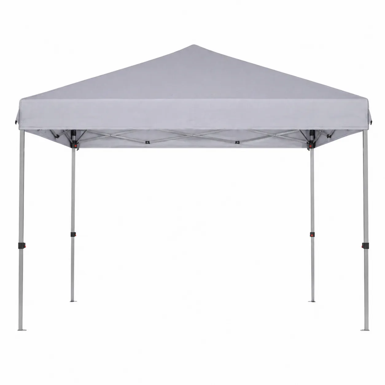 Tonnelle pliante en acier et polyester 3x3 m Gris