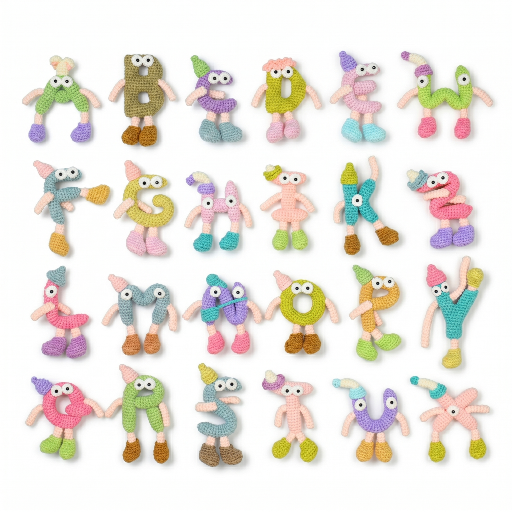 26 English Alphabet Crochet Pattern