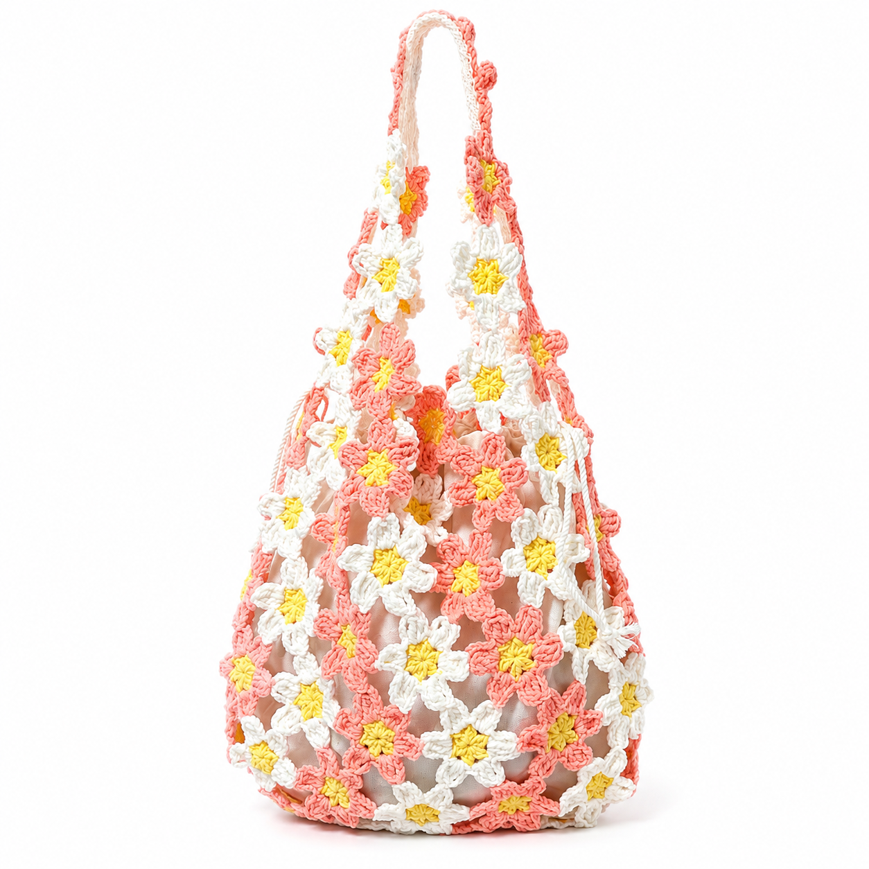 Crochet Flower Shoulder Bag Crochet Pattern