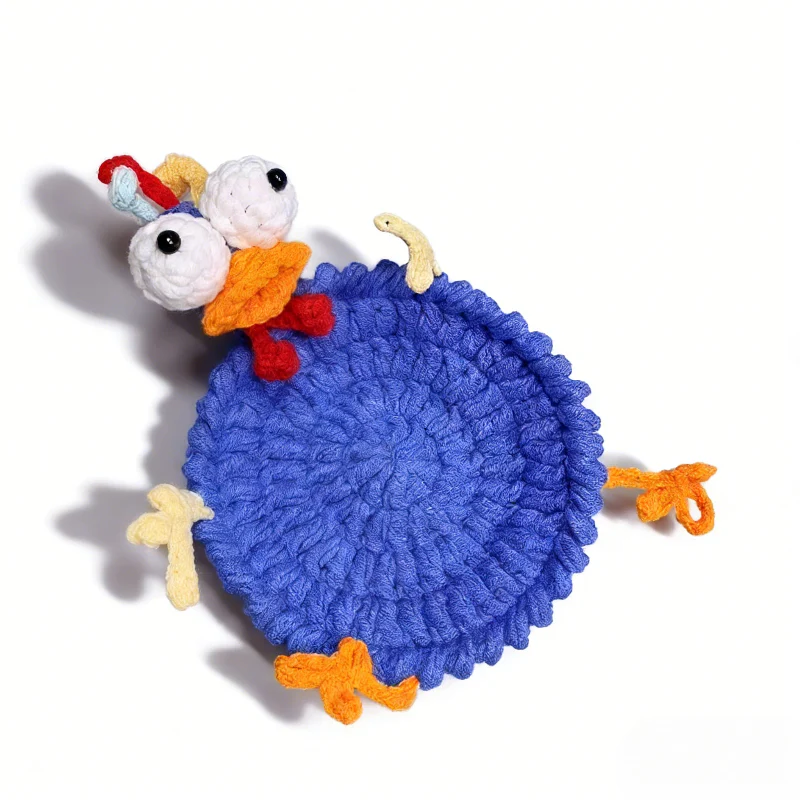 Cute Chicken Coaster Crochet Pattern