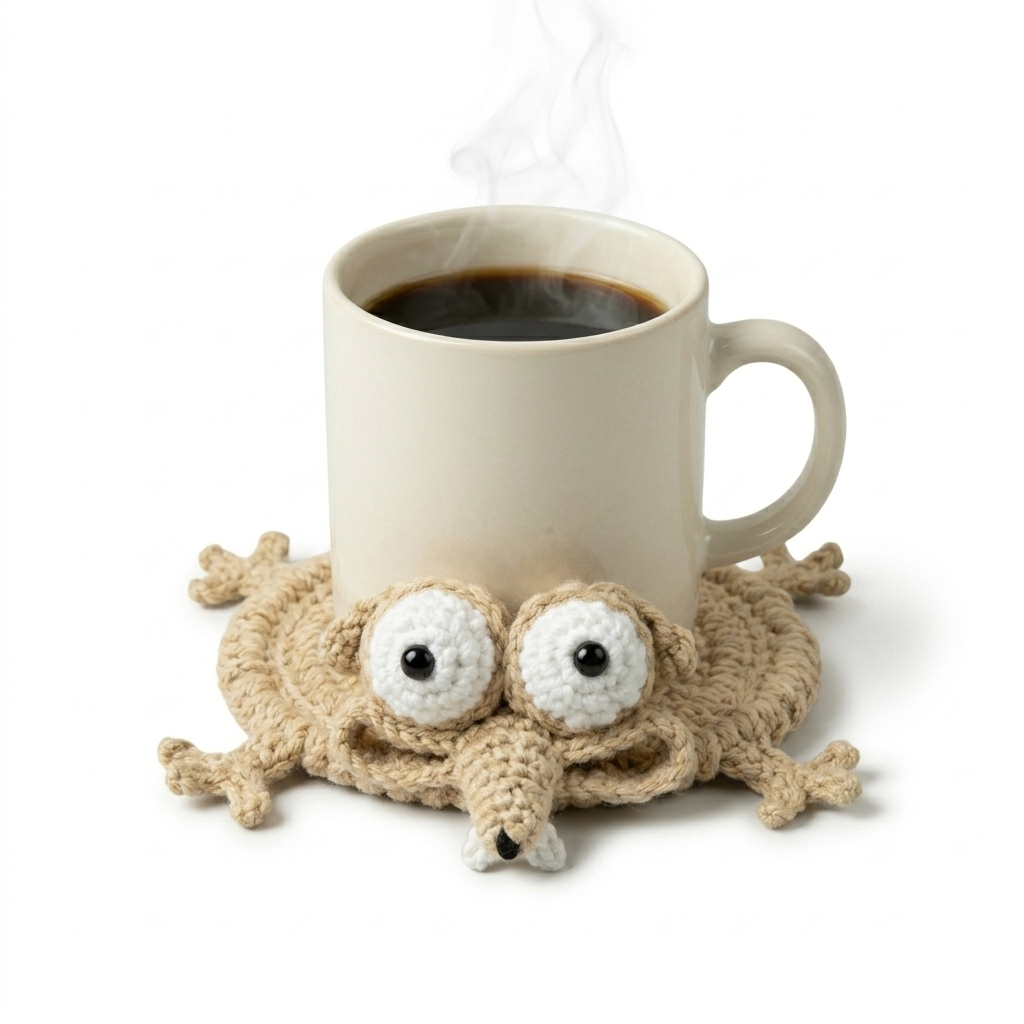 Scrat Coaster Crochet Pattern