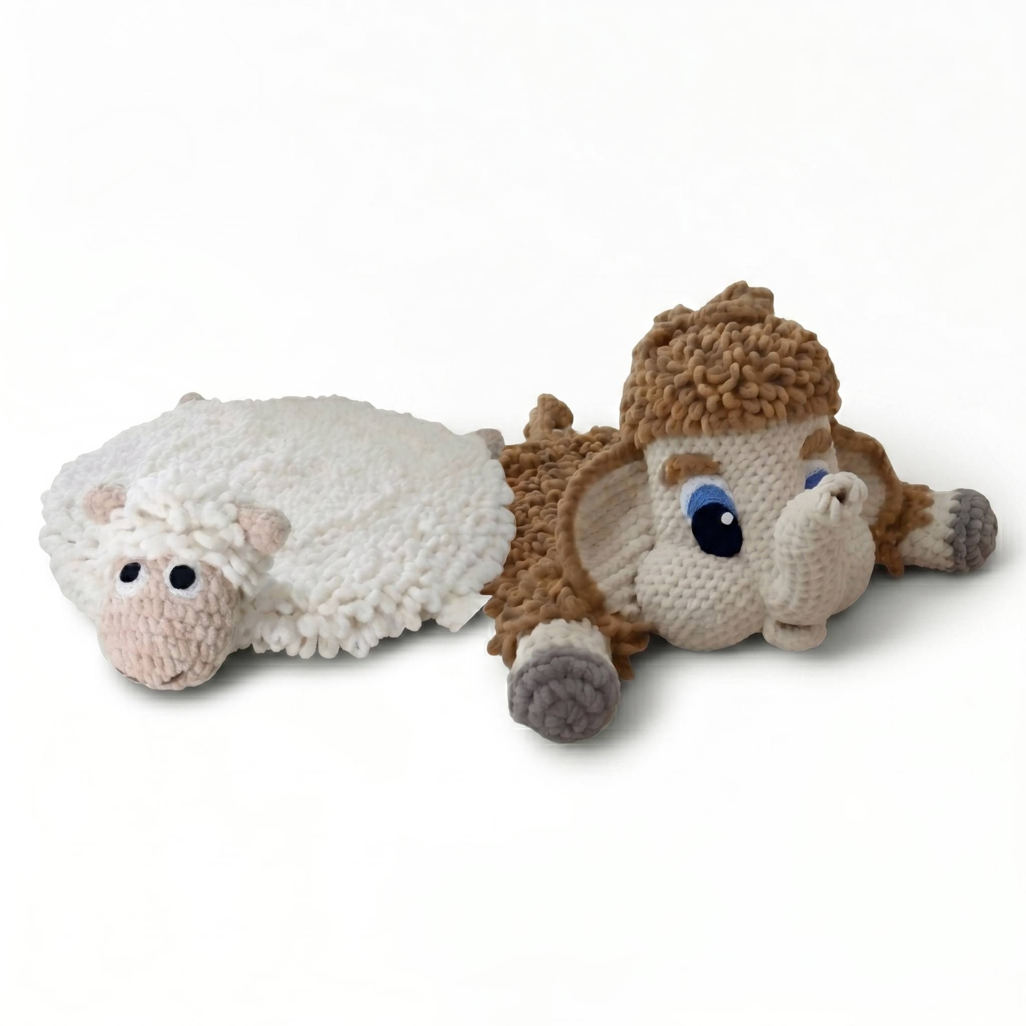 Combo Fluffy Rug Crochet Pattern