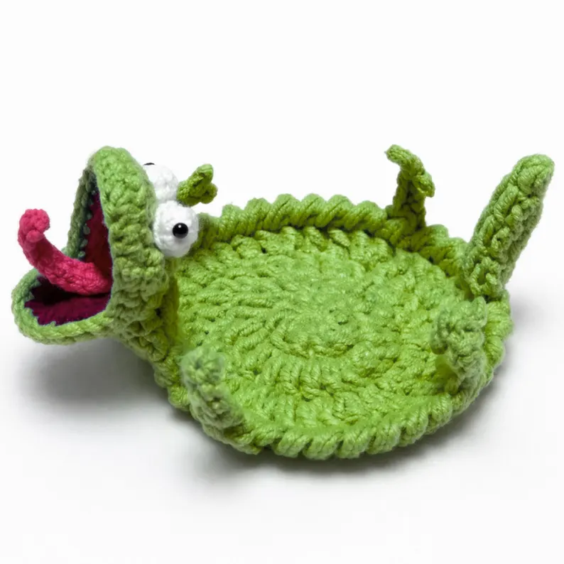 Lizard Coaster Crochet Pattern