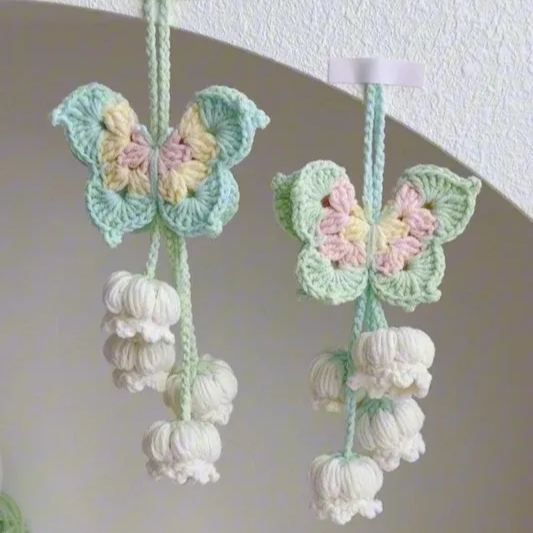 Butterfly Lily Charm Crochet Pattern