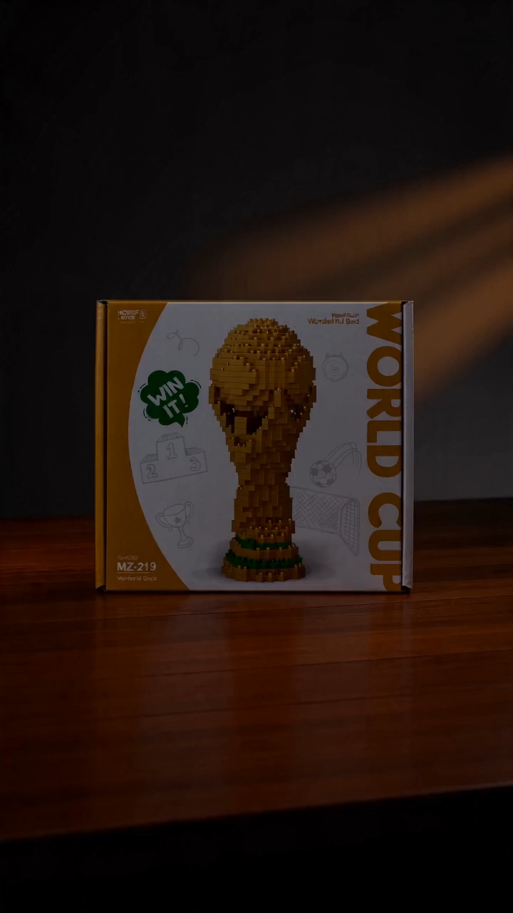 🏆World Cup Discount-60% OFF⚽ DIY World Cup Trophy Building Block Set