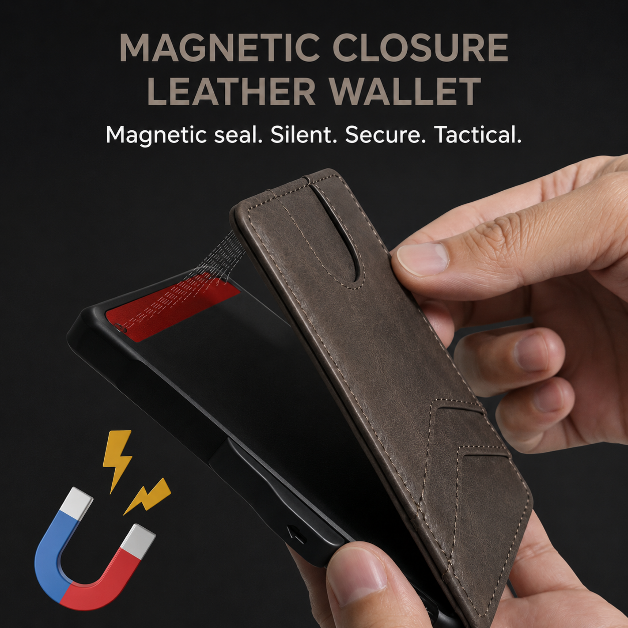 Brixnnest MagVault® Minimalist Wallet - Maximum Capacity. Minimal Footprint.