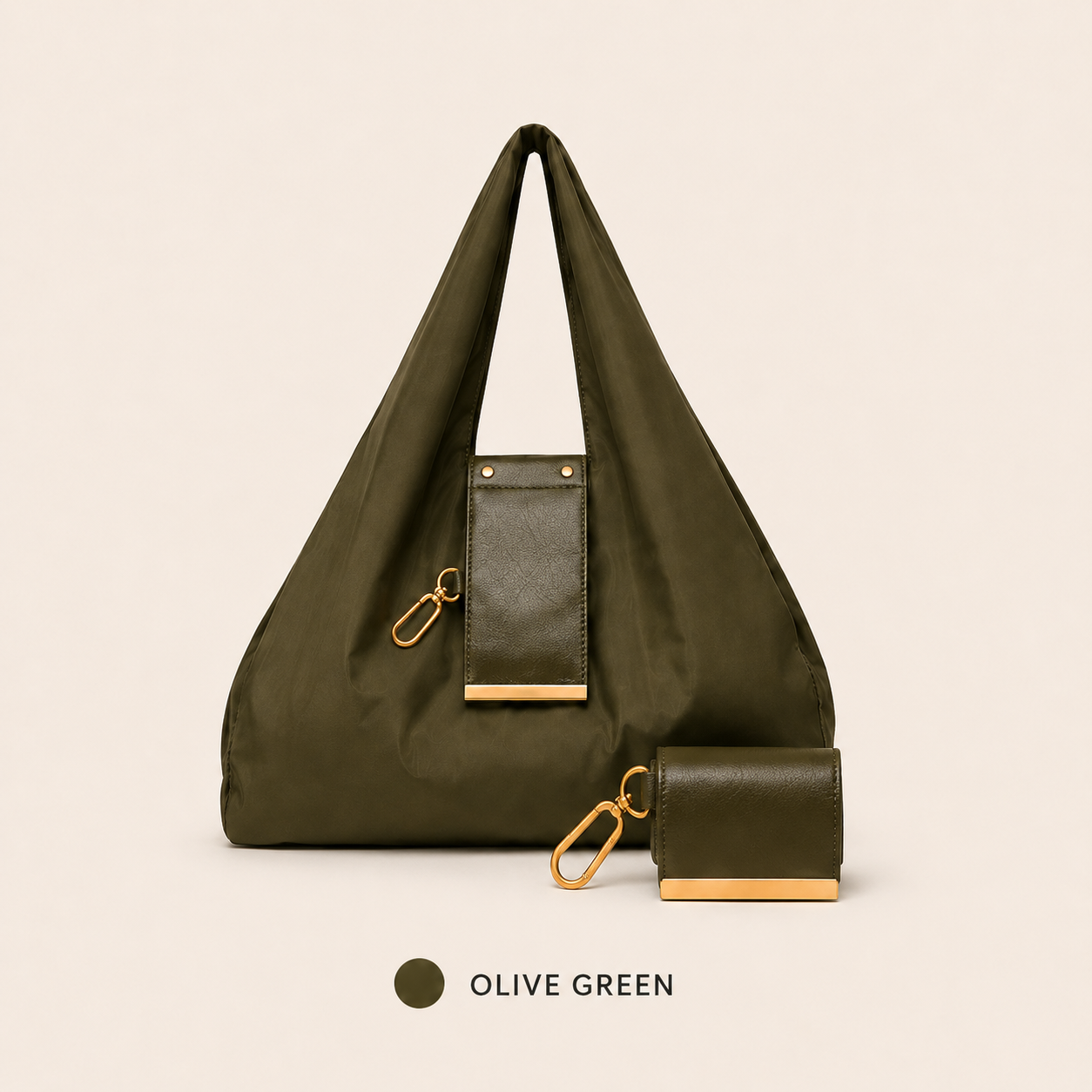 Foldable Nylon Shopping Tote