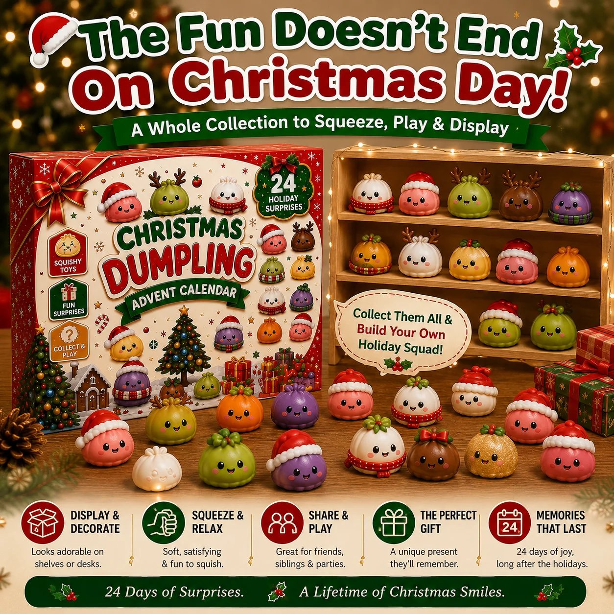 Mini squishy advent calendar product image 8