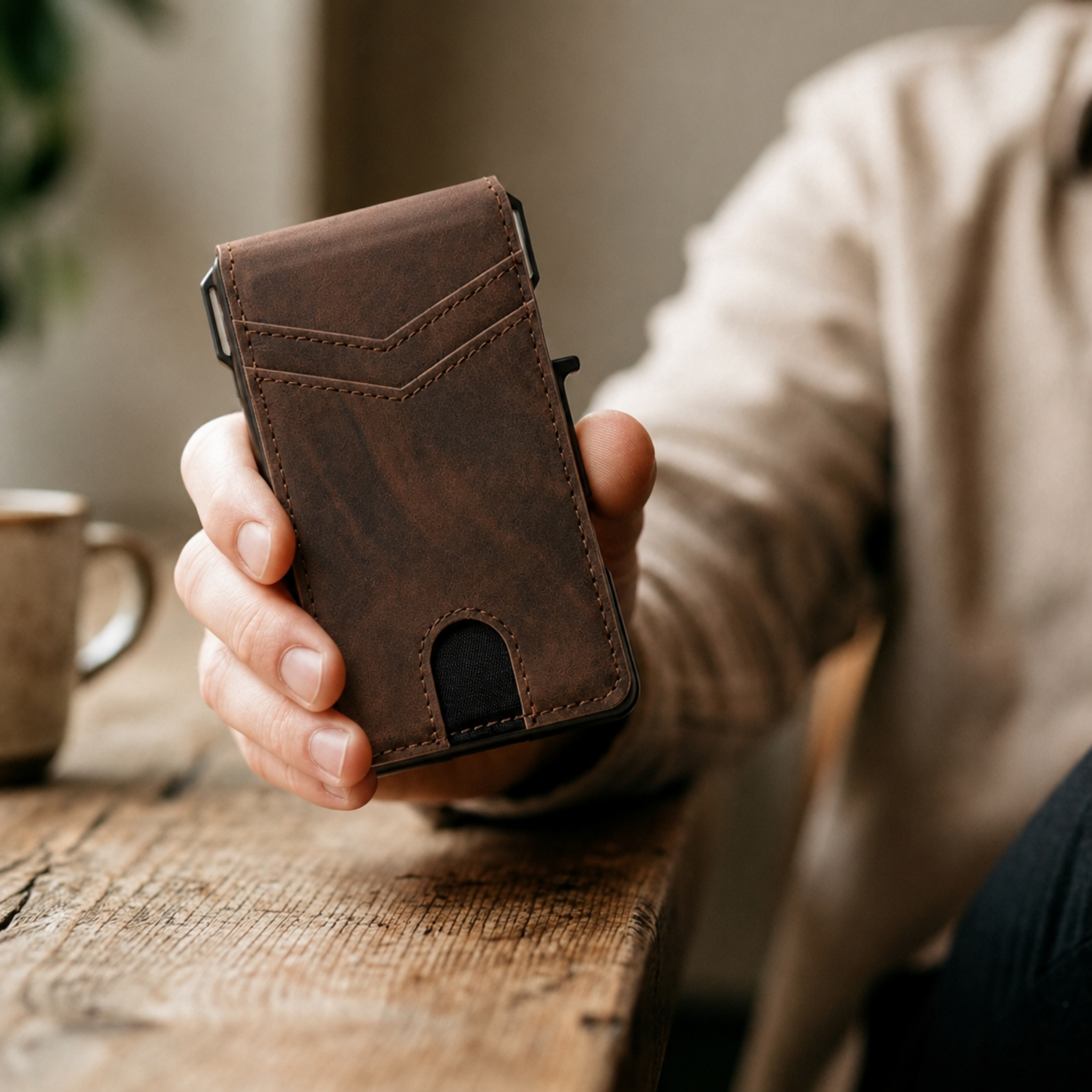 Brixnnest MagVault® Minimalist Wallet - Maximum Capacity. Minimal Footprint.