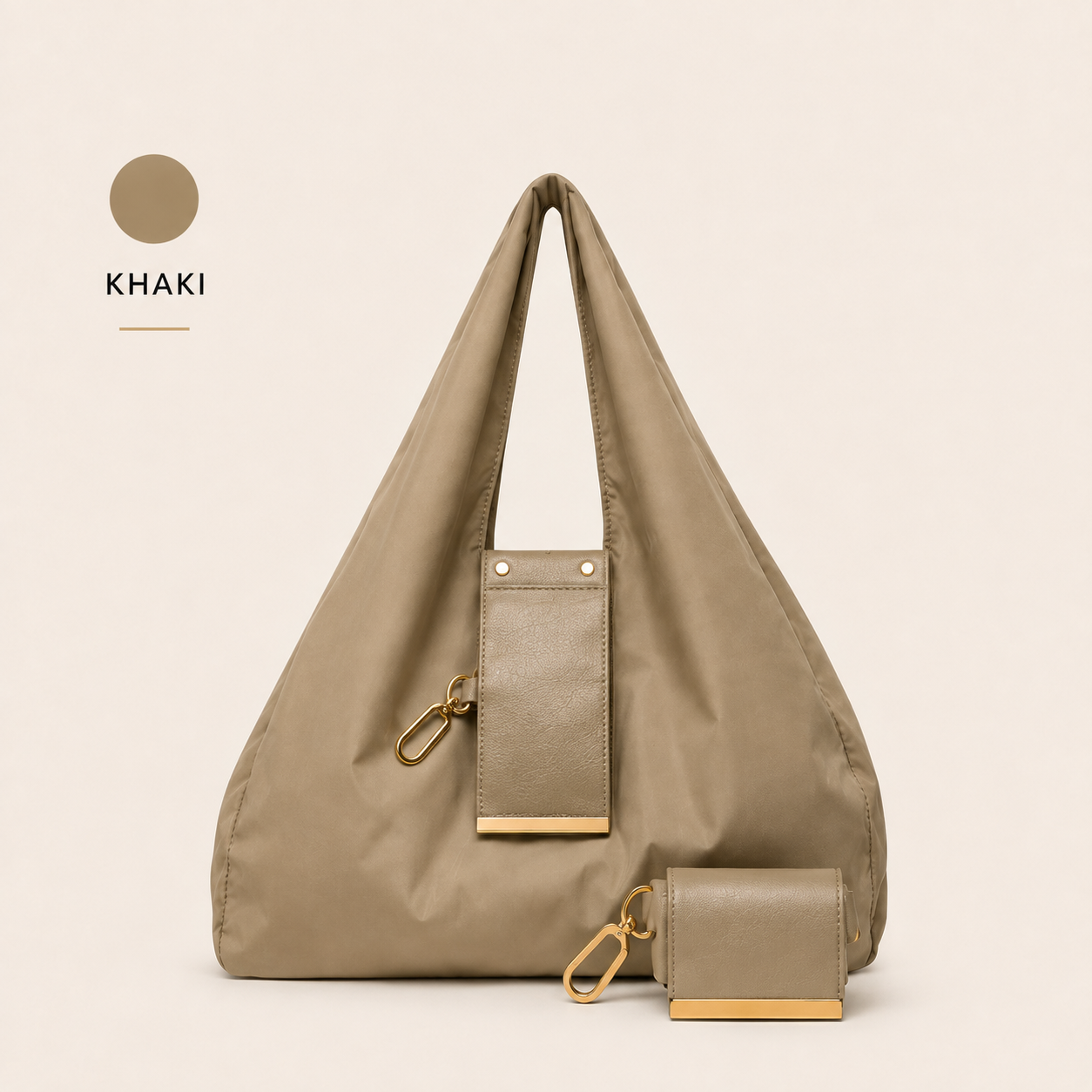 Foldable Nylon Shopping Tote