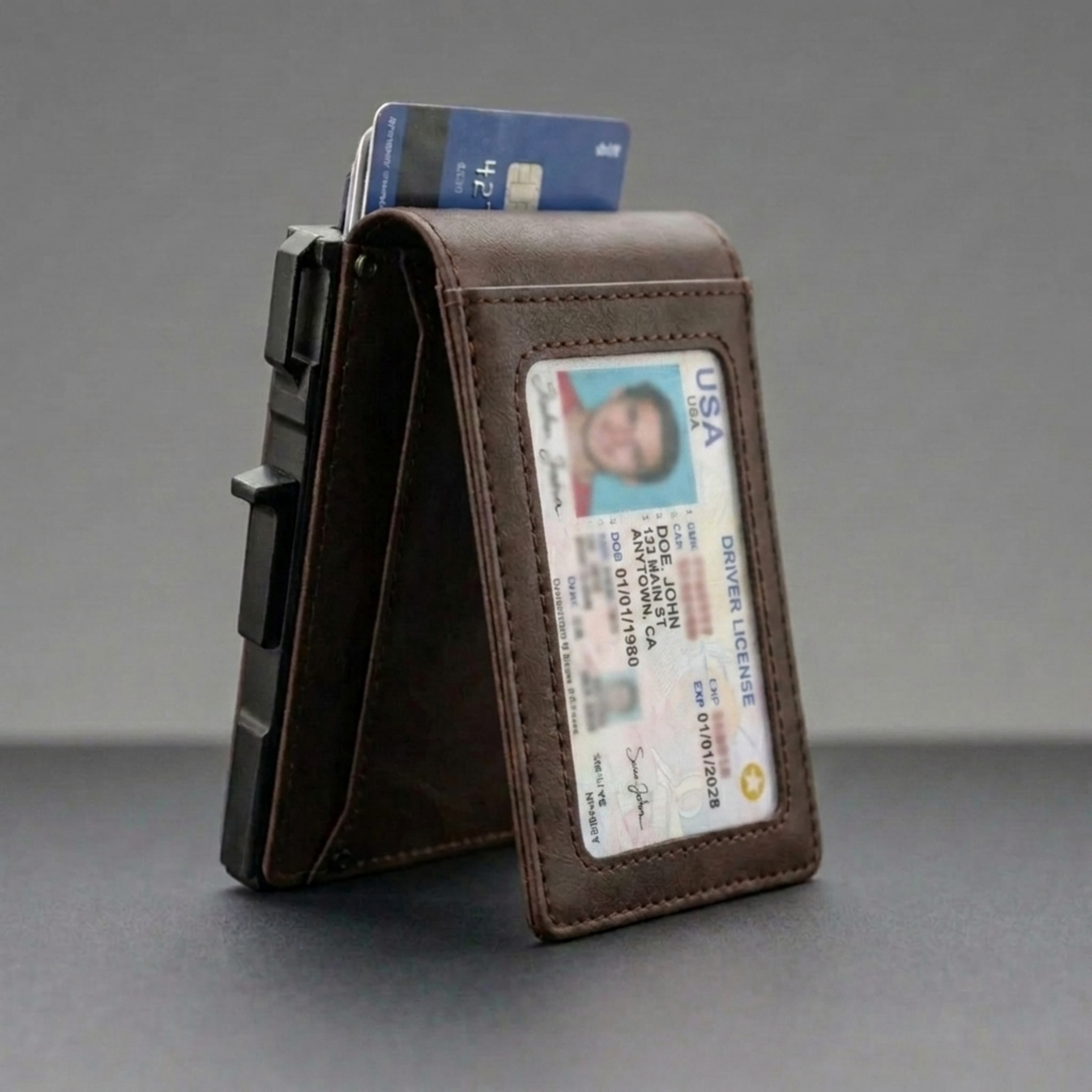 Brixnnest MagVault® Minimalist Wallet - Maximum Capacity. Minimal Footprint.