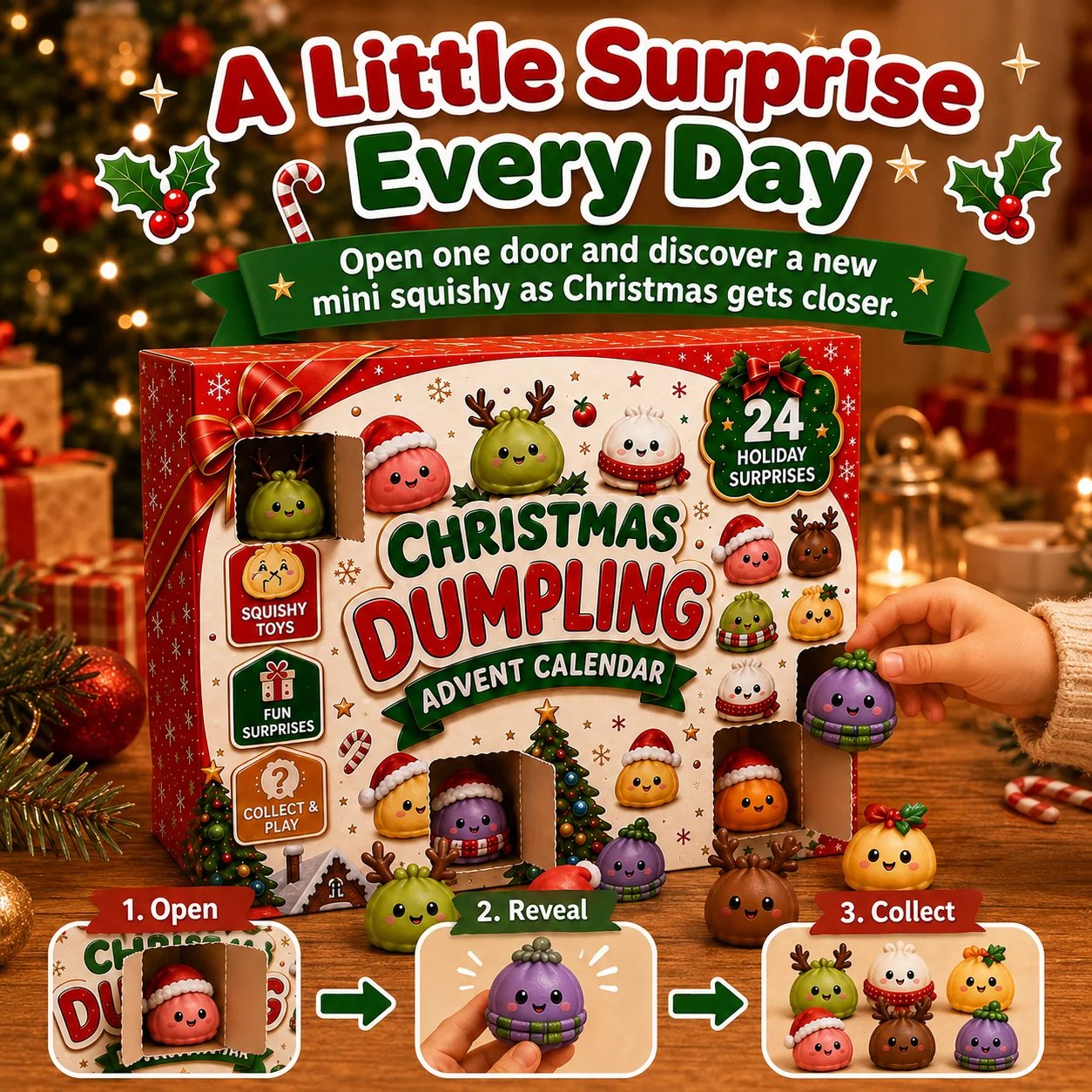Mini squishy advent calendar product image 4