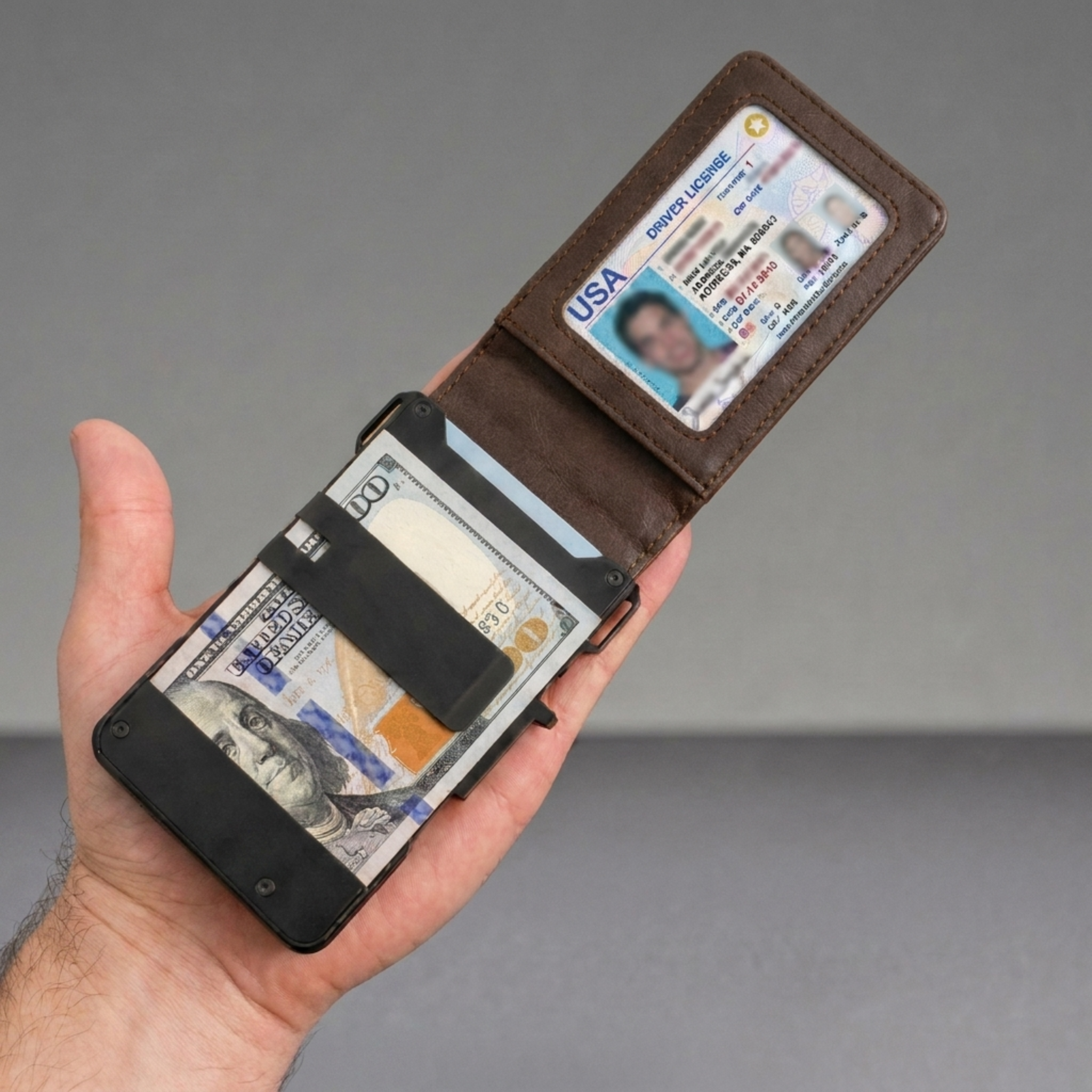 Brixnnest MagVault® Minimalist Wallet - Maximum Capacity. Minimal Footprint.
