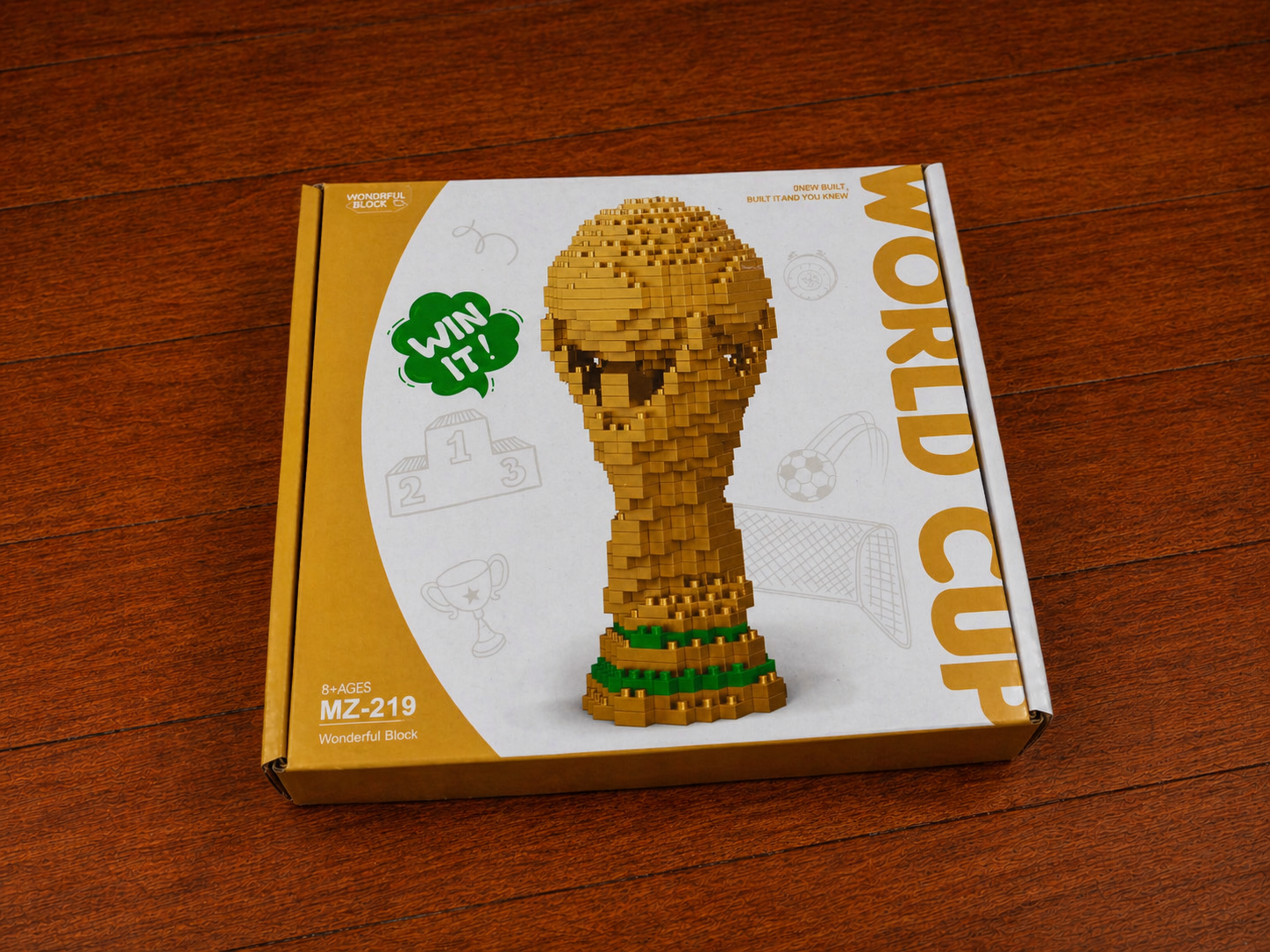 🏆World Cup Discount-60% OFF⚽ DIY World Cup Trophy Building Block Set