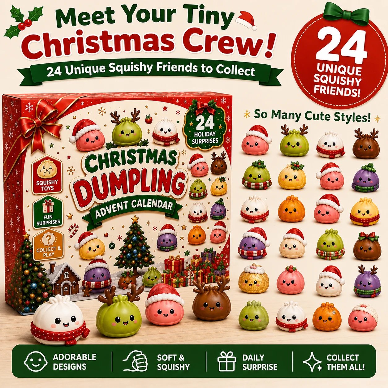 Mini squishy advent calendar product image 5