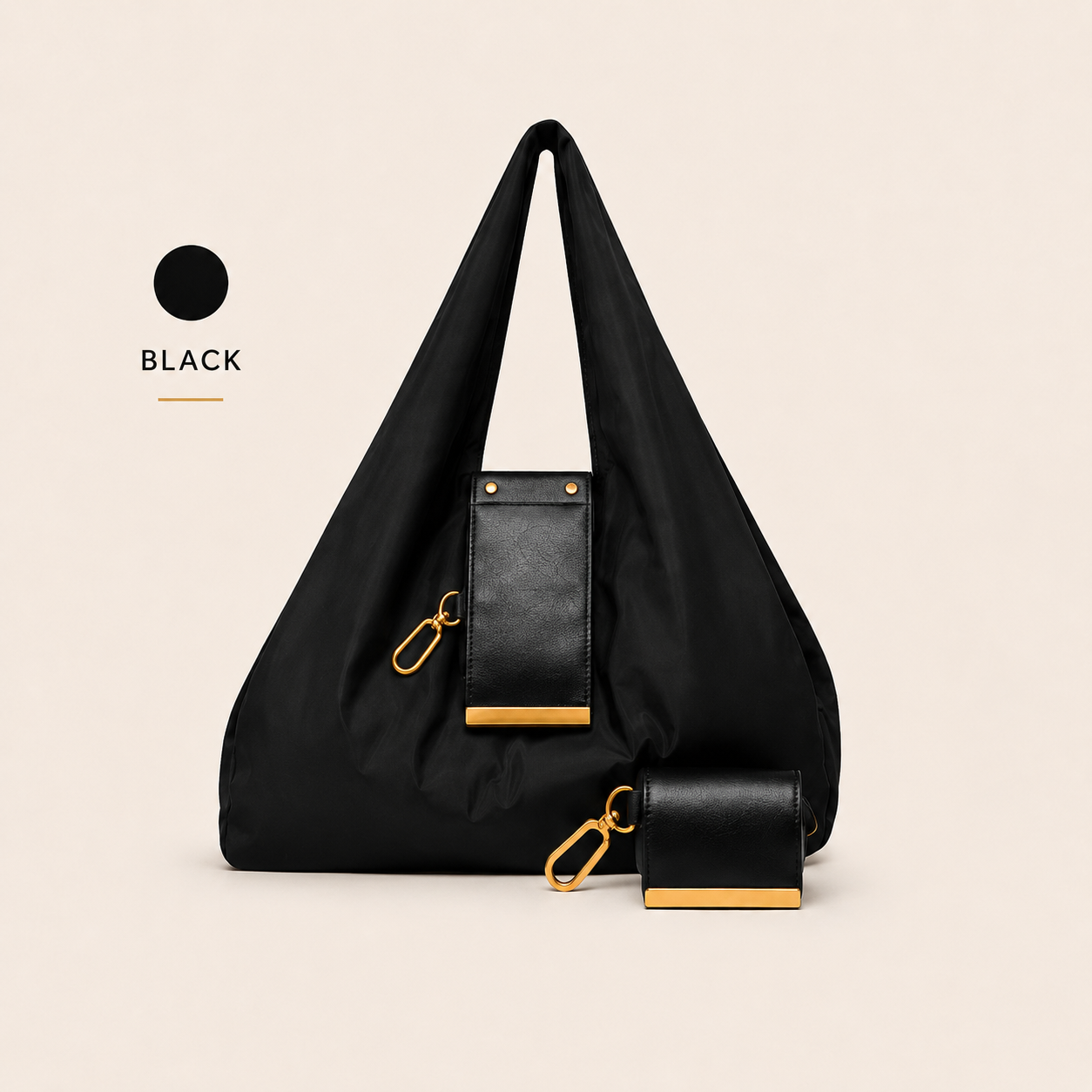 Foldable Nylon Shopping Tote