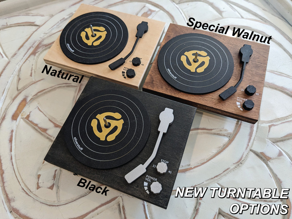 Wood holder finish and vinyl coaster collection