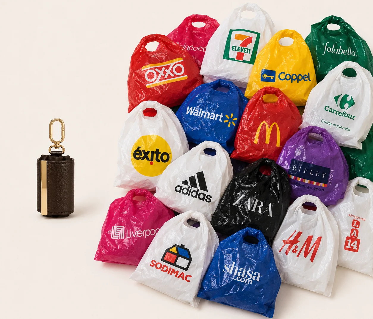 Foldable Nylon Shopping Tote