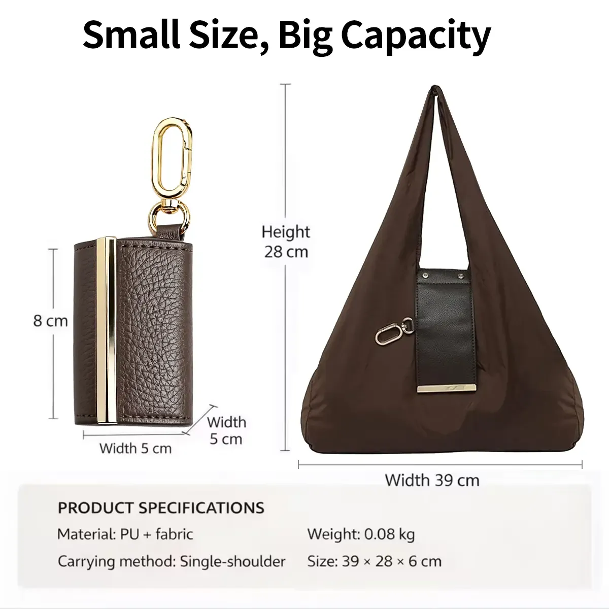 Foldable Nylon Shopping Tote