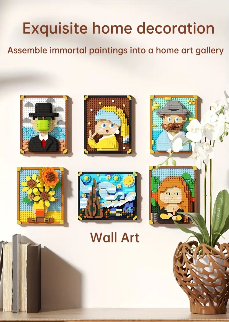 mini famous painting decoration diy🖼️