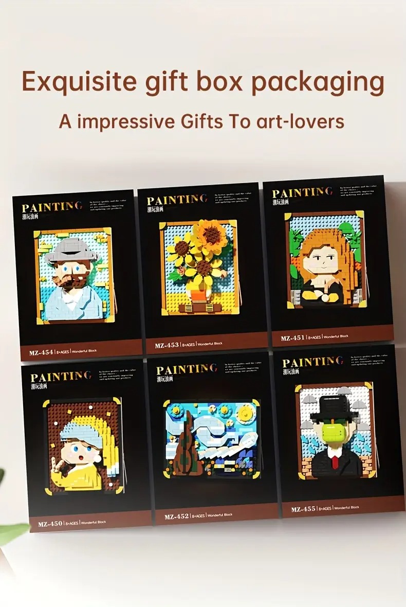 mini famous painting decoration diy🖼️