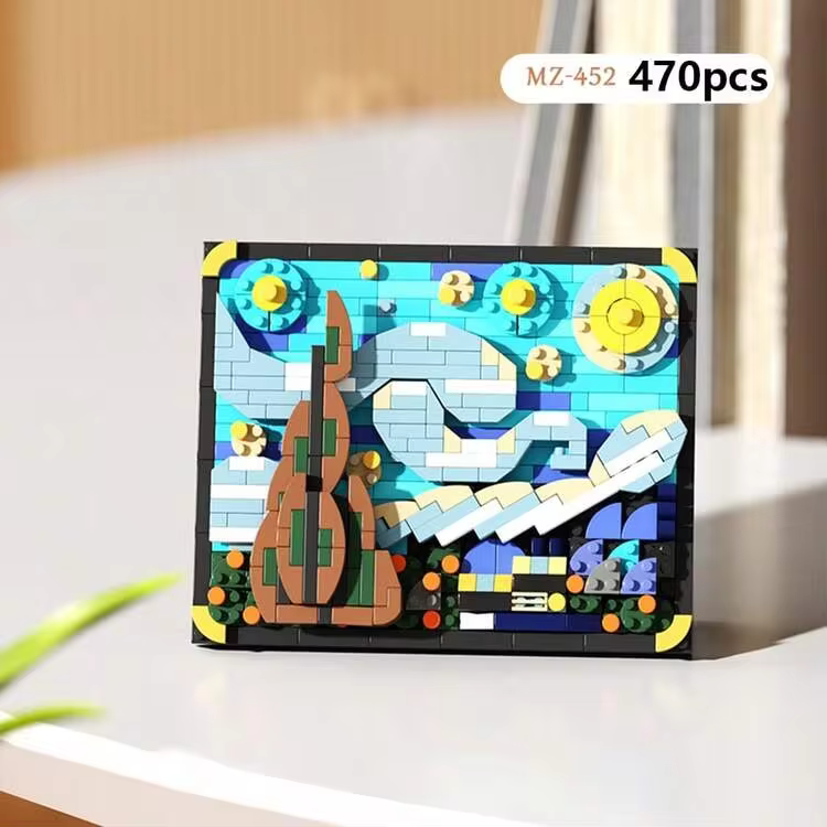 mini famous painting decoration diy🖼️