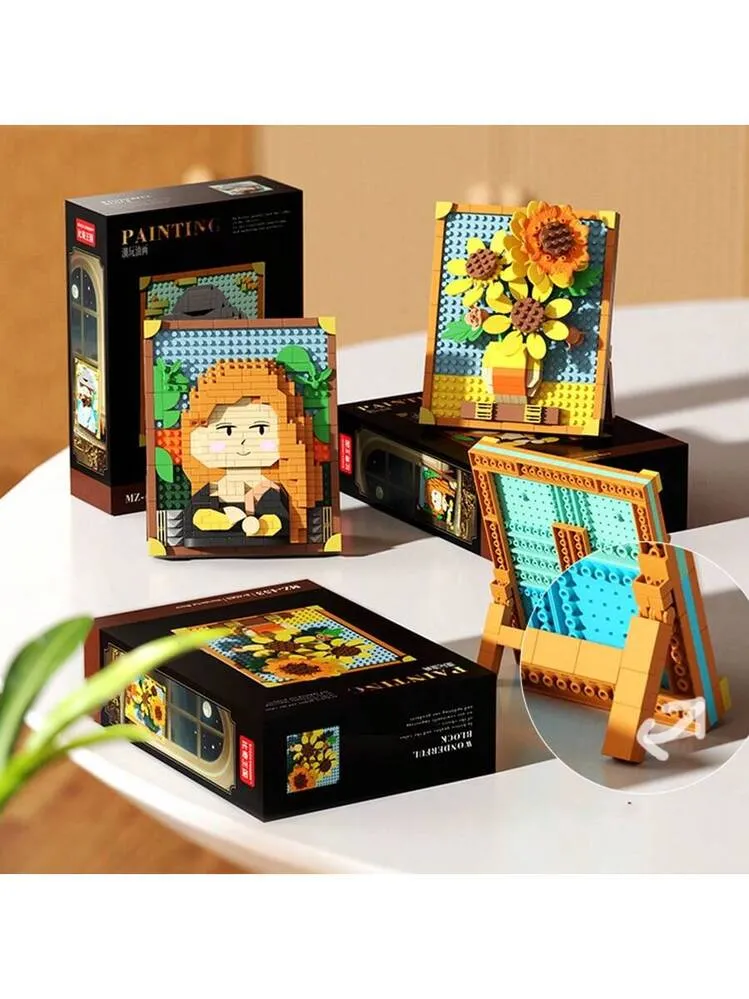 mini famous painting decoration diy🖼️