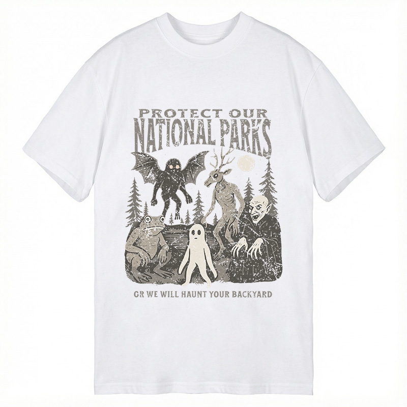 Modecanvas We Will Hurt Your Backyard DTG Printing Classic T-Shirt