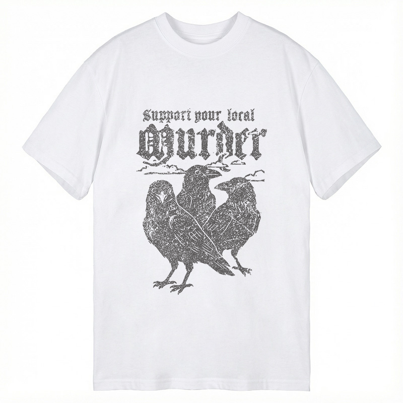 Modecanvas Support Your Local Murder DTG Printing Classic T-Shirt