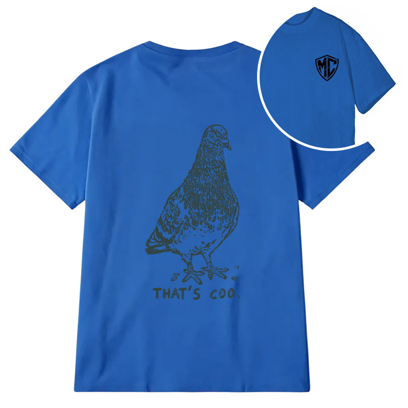 Modecanvas That's Coo Pigeon DTG Printing Back Classic T-Shirt