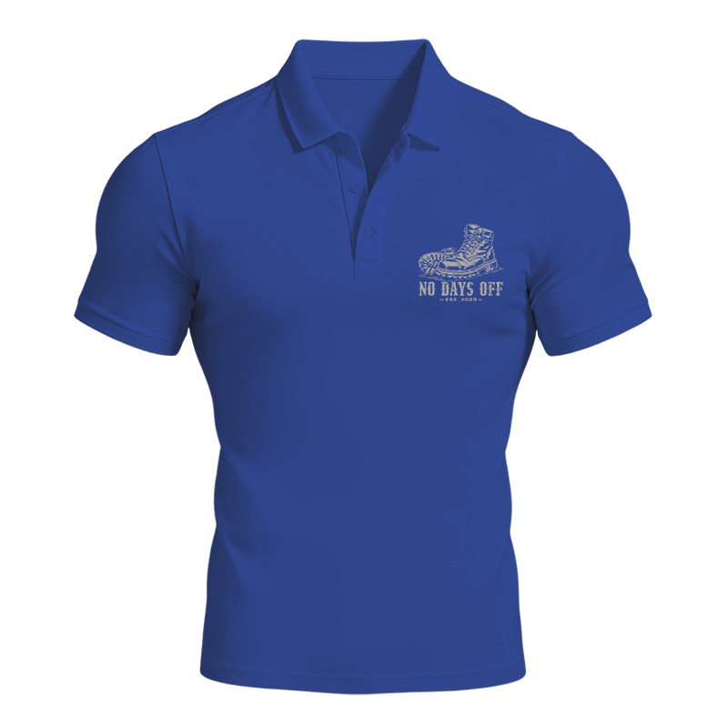 Modecanvas No Days Off Polo Shirt