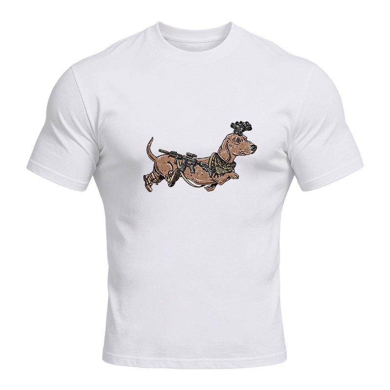 Modecanvas Dachshund Sniper DTG Printing Classic T-Shirt