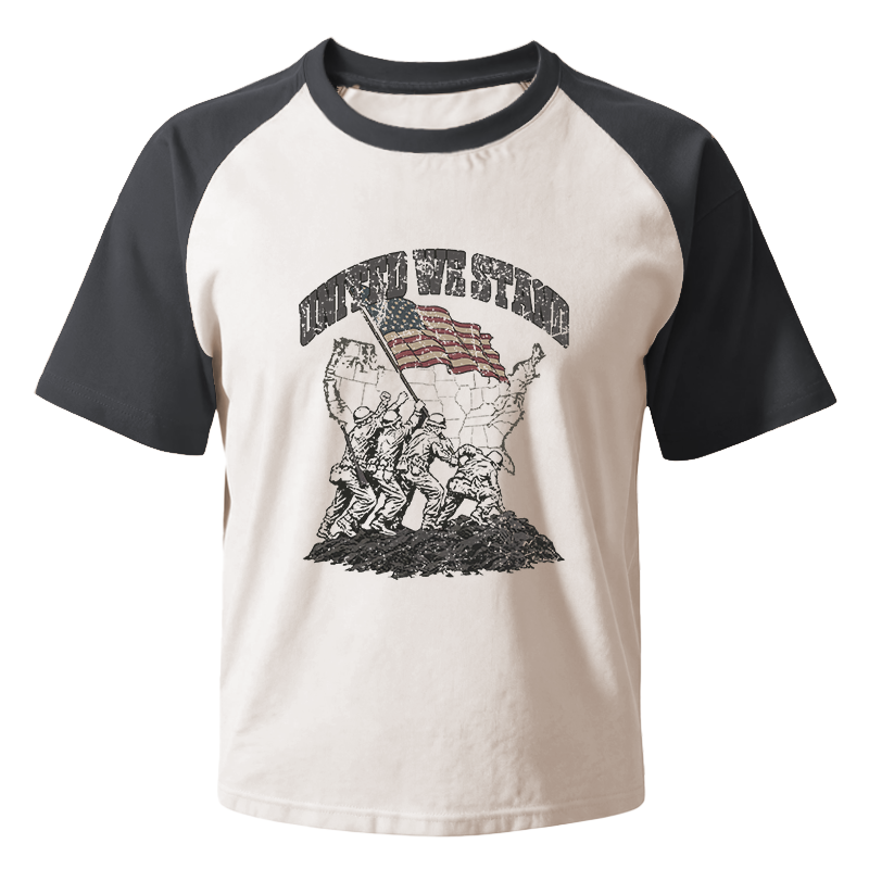 Modecanvas United We Stand Raglan T-Shirt