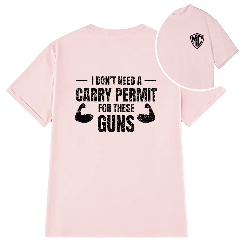 Modecanvas I Don't Need DTG Printing Back Classic T-Shirt