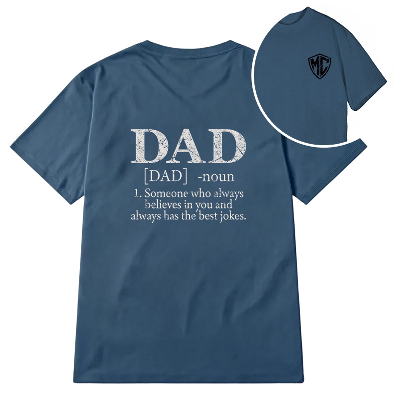 Modecanvas Dad Defined DTG Printing Back Classic T-Shirt