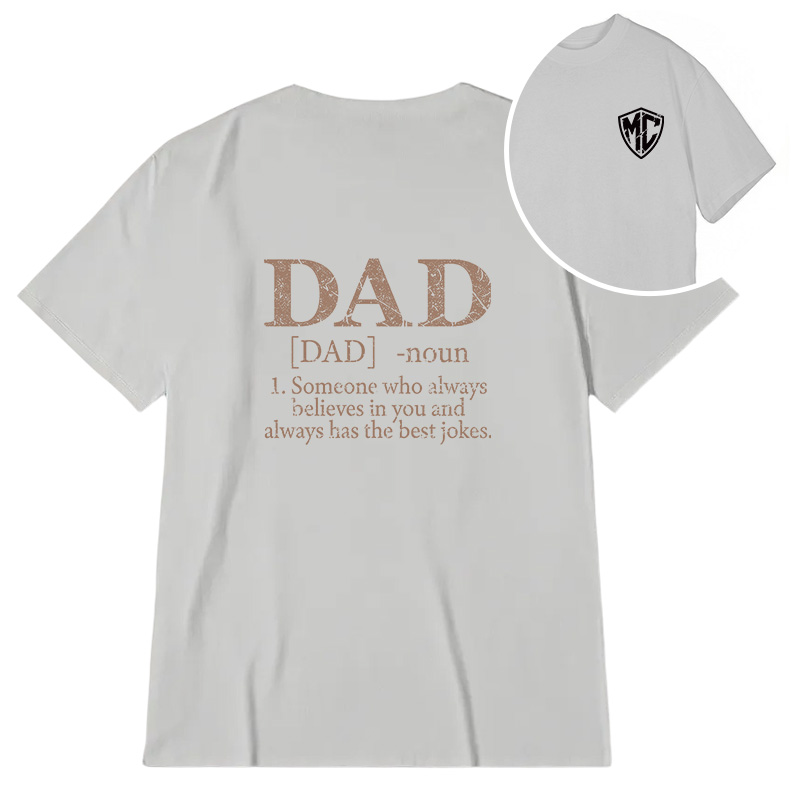 Modecanvas Dad Defined DTG Printing Back Classic T-Shirt