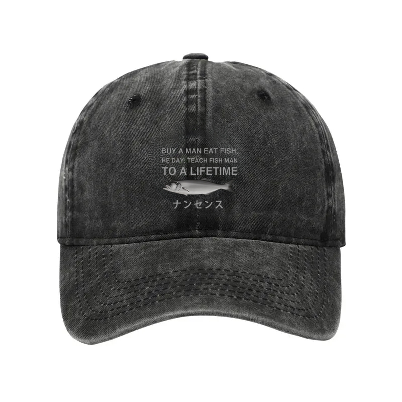 Modecanvas Funny To A Lifetime Washed Cap-modecanvas