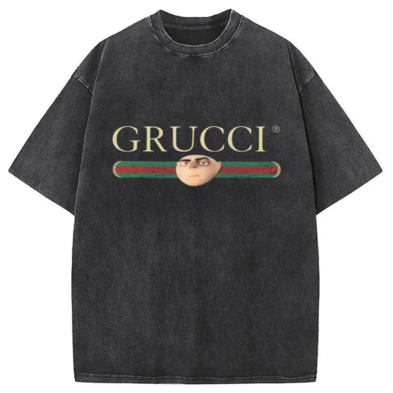 Modecanvas GRUCCI Meme Washed T-Shirt
