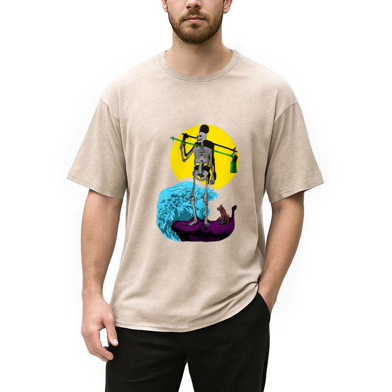 Modecanvas The Fool Tarot Washed T-Shirt