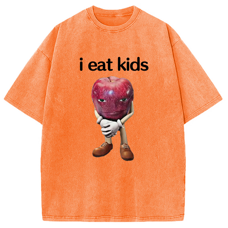 Modecanvas Me Asf Apple Funny Apple Washed T-Shirt