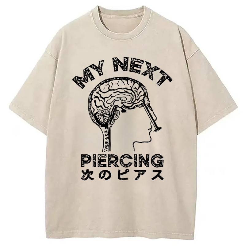 Modecanvas Next Piercing Surgery Washed T-Shirt