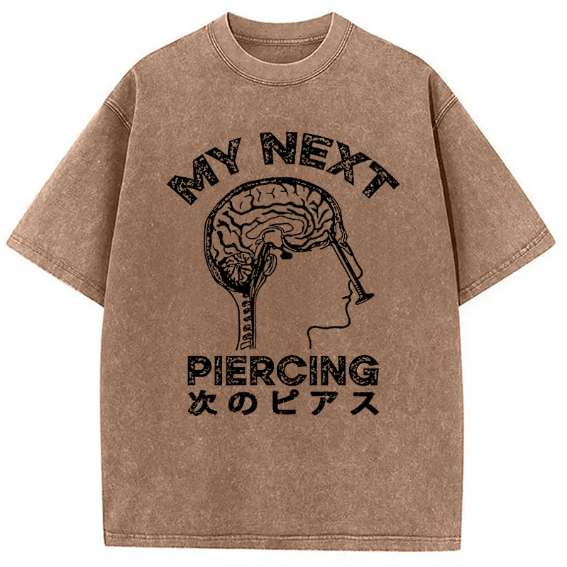 Modecanvas Next Piercing Surgery Washed T-Shirt