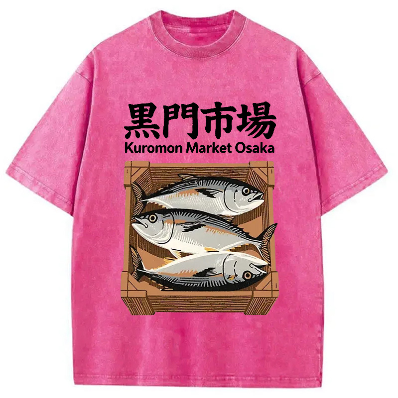 Modecanvas Kuromon Market Washed T-Shirt