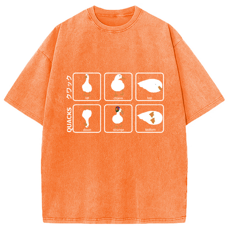 Modecanvas 3D Illustration Of A Duck Washed T-Shirt