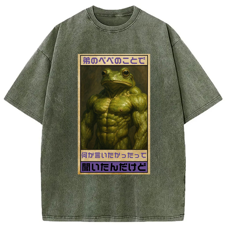 Modecanvas I Heard You Had Something To Say Washed T-Shirt