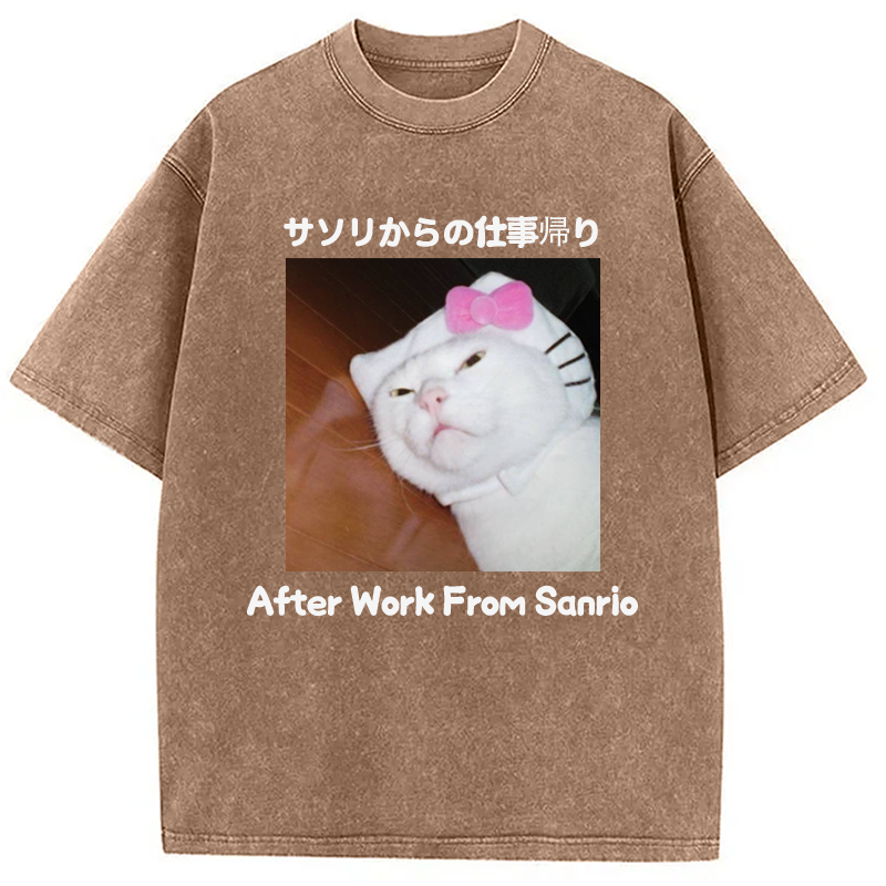 Modecanvas After Work From Sanrio Washed T-Shirt