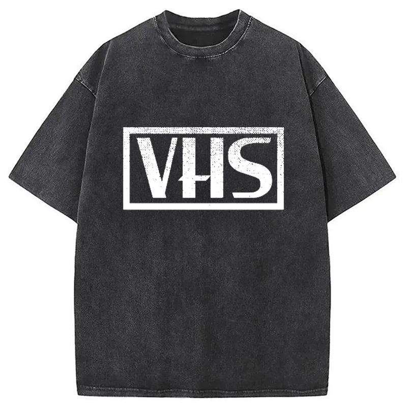 Modecanvas VHS Logo Washed T-Shirt
