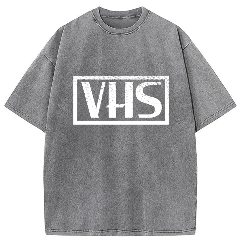 Modecanvas VHS Logo Washed T-Shirt
